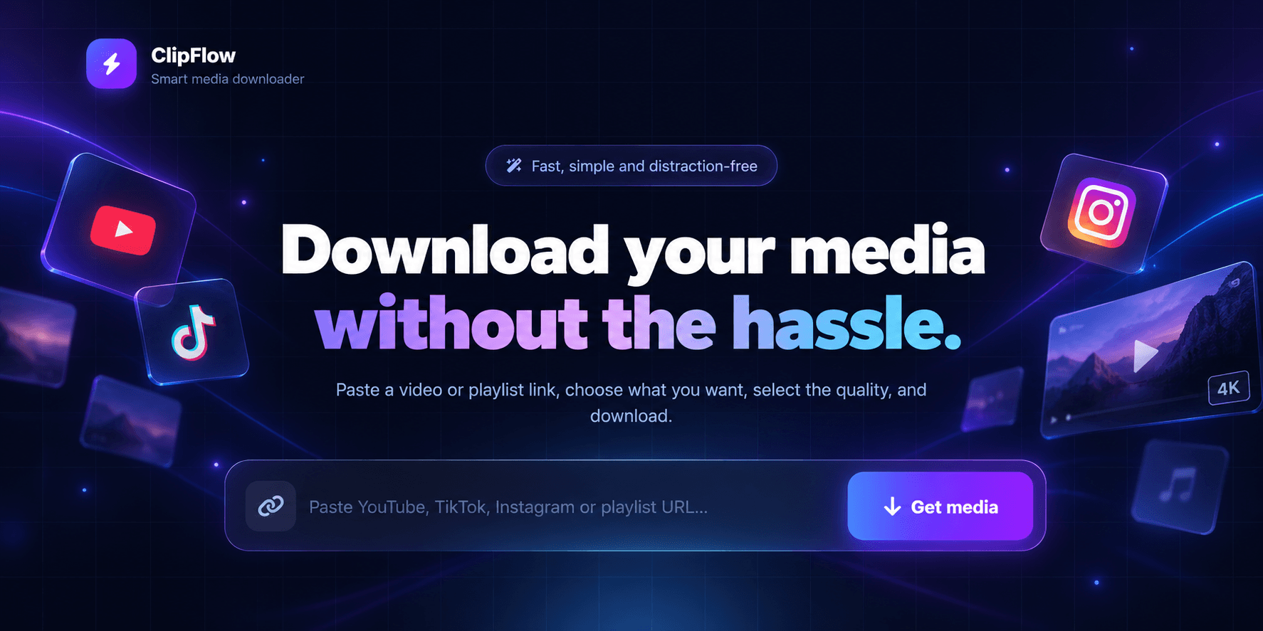 ClipFlow Downloader preview